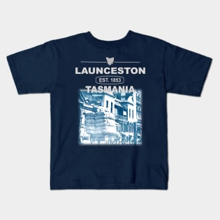 Launceston, Tasmania, Established 1853 Kids T-Shirt